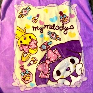 My Melody 5 Diamond Baby Sleep Soft Blanket 40”x48” Baby Blanket Purple